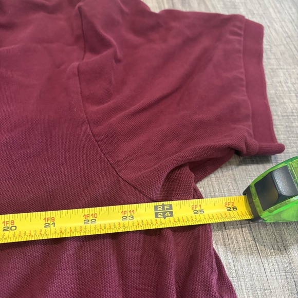 Ralph‎ Lauren Polo Shirt 2XB 2TG Burgundy Small Pony  Classic Fit Preppy - Picture 3 of 7